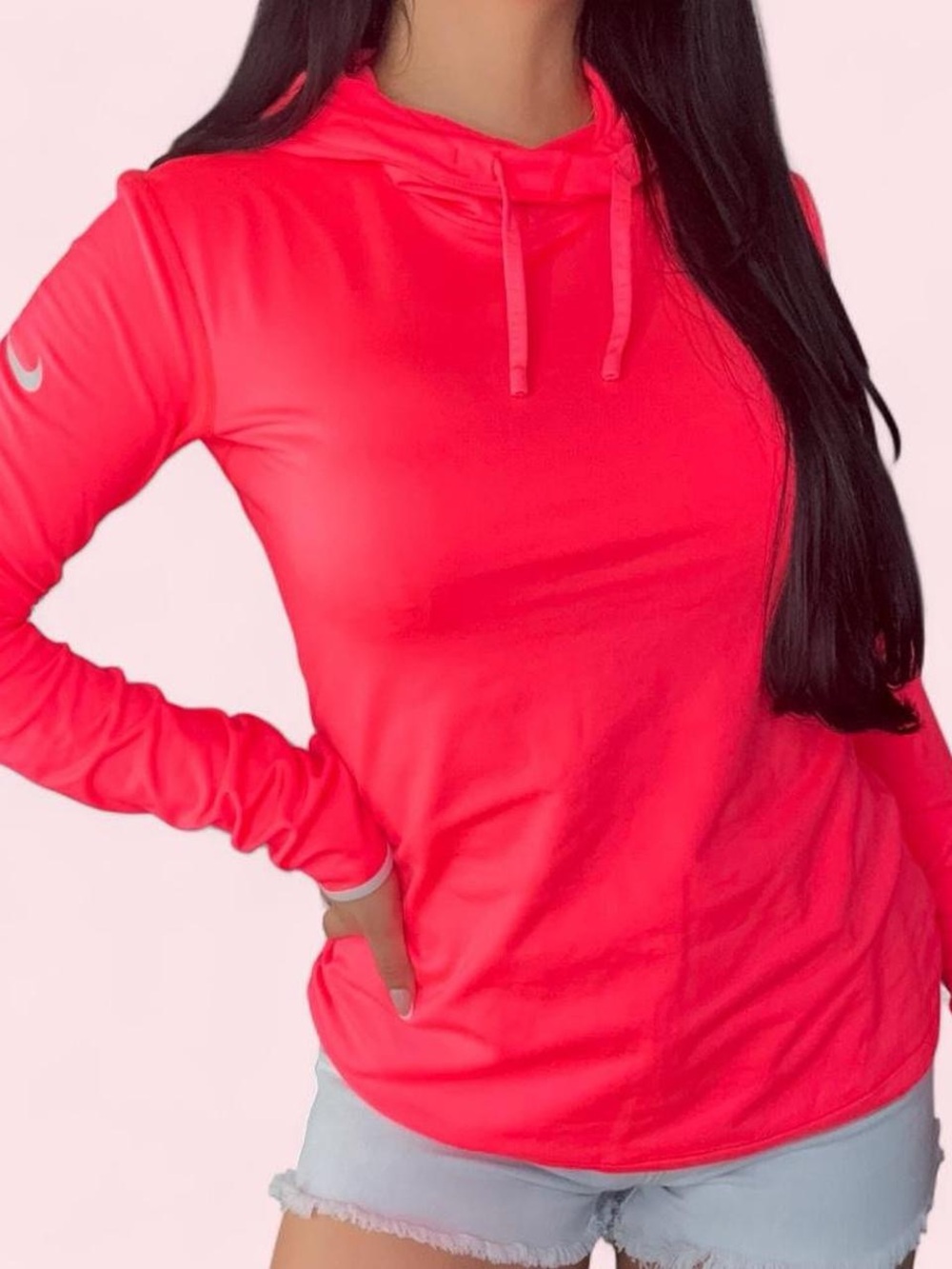 Nike Neon Pink Women's Dri-FIT Hoodie